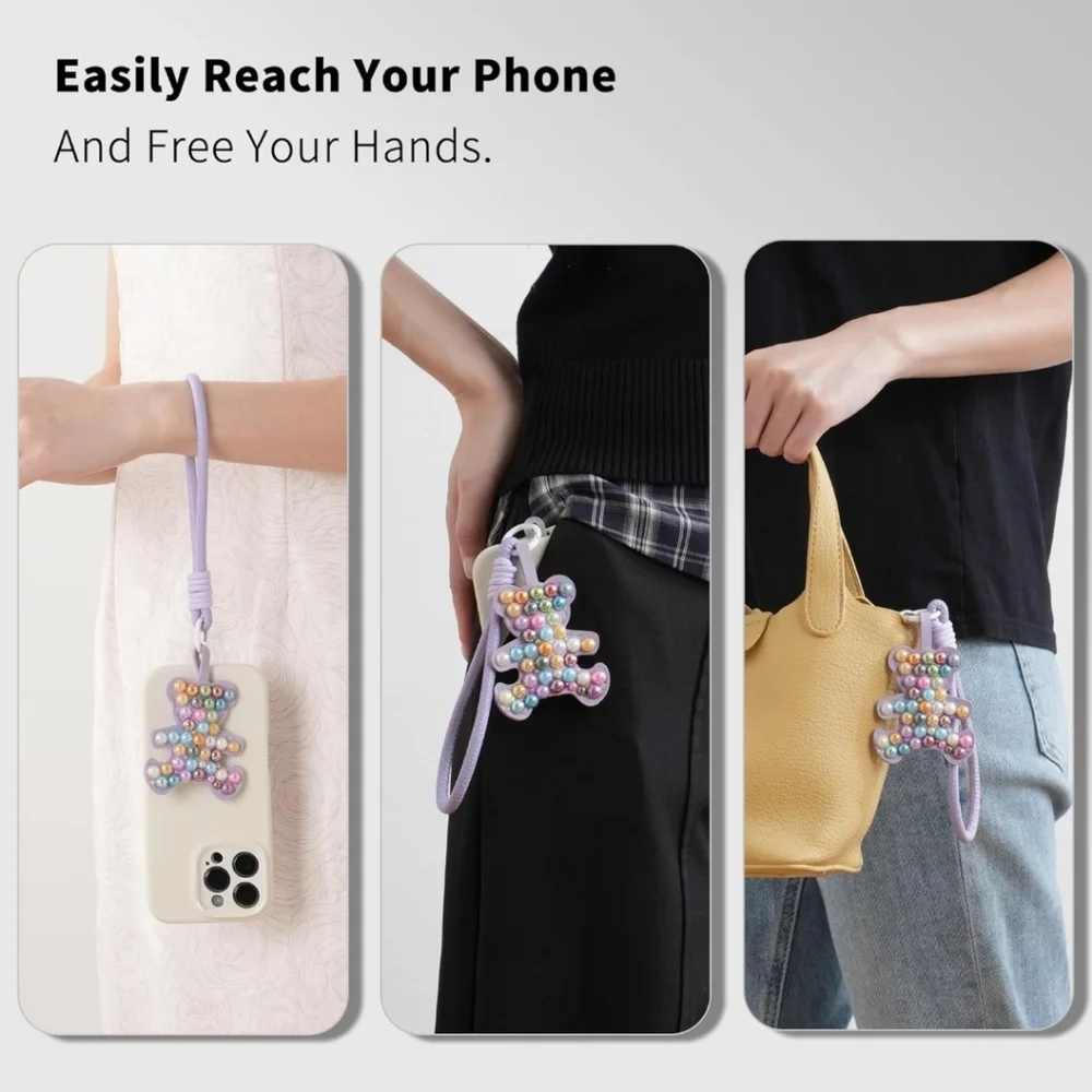 New Cell Phone Lanyard With Bear